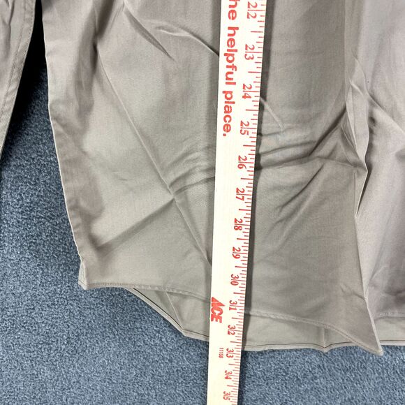 Architect Shirt Mens XL 17‎ 17.5 34 35 Tan Regular Fit Stretch Button Up - Picture 8 of 14